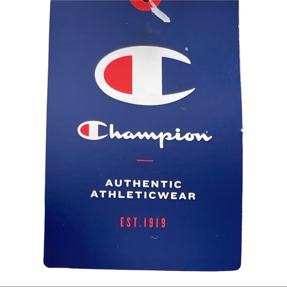 Champion Signature T Shirt White Cropped Boxy Plus Size 1X Athleisure Crew Neck - Picture 6 of 6